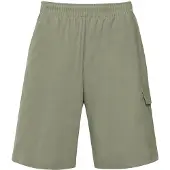 Trigema Jerseyhose "Cargo-Bermuda aus 100% Baumwolle", Damen, Gr. XL, Normalgrößen, grün (salbei), Web, 100% Baumwolle, Hosen Jerseyhose