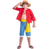 MOM Luffy One Piece Kinderkostüm