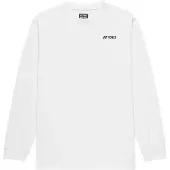 Yonex Langarmshirt Practice (100% Baumwolle) 2026 weiss Herren