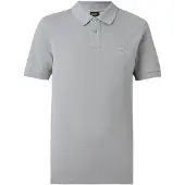 HUGO BOSS BOSS Orange Passenger Poloshirt 2-Knopf-Verschluss Silber