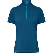 Vaude - Women's Adlux Half Zip Shirt - Radtrikot Gr 40 blau