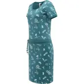 Ragwear Sommerkleid "Minikleid Baomi Summer YOUMODO", Damen, Gr. XL, N-Gr, blau (ocean grün), Obermaterial: 100% Baumwolle CO., Kleider Sommerkleid