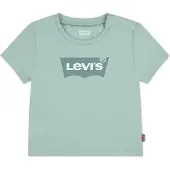 Levi's T-Shirt KIDS "BATWING TEE", Jungen, Gr. 6M68, cameo grün, Single Jersey, Obermaterial: 100% Baumwolle, bedruckt, Basic schmal hüftlang, Rundhals, gerader Abschluss, Shirts T-Shirt, Baby UNISEX