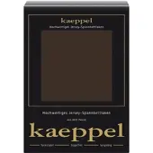Kaeppel Spannbettlaken "Single Jersey Mako Elasthan", braun (mahagoni), L:200cm, Jersey-Elasthan, Obermaterial: 97% Baumwolle, 3% Elasthan, Bettlaken, Spannbettlaken, aus 97% Baumwolle und 3% Elasthan