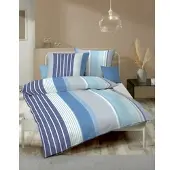 Kaeppel Bettwäsche "Dutch", blau (aqua), B/L: 135cm x 200cm, 1 Stk., 1 Stk., Perkal, B/L: 80cm x 80cm, 2 Stk., Perkal, Obermaterial: 100% Baumwolle, Bettwäsche, Bettwäsche