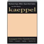 Kaeppel Spannbettlaken "Spannbettlaken Biber", beige (sand), L:200cm, Biber, Obermaterial: 100% Baumwolle, Bettlaken, Spannbettlaken, 100% Baumwolle, kuschelig weich ideal für Winter