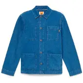 Timberland - Kempshire Herringbone Denim Chore Jacket - Freizeitjacke Gr L blau