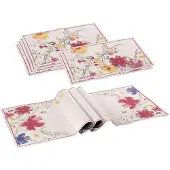 Villeroy & Boch Platzset "Tischset Mariefleur 7er Set bunt", bunt, B:2cm H:2mm L:2cm, Platzsets, Platzset, waschbar bis 40 Grad C