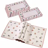 Villeroy & Boch Platzset "Tischset Petite Fleur 7er Set bunt", bunt, B:2cm H:2mm L:2cm, Platzsets, Platzset, waschbar bis 40 Grad C