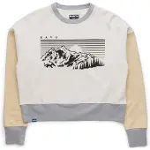 KAVU - Women's Crew Crop - Pullover Gr XS grau
