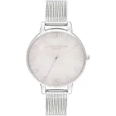 Olivia Burton OB16SP18 Damen-Armbanduhr, Edelstahl-Gehäuse, Metall-Armband
