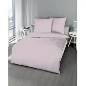 Kaeppel Bettwäsche "Uni", rosa (rosé), B/L: 135cm x 200cm, 1 Stk., 1 Stk., Seersucker, B/L: 80cm x 80cm, 2 Stk., Seersucker, Obermaterial: 100% Baumwolle, Bettwäsche, Bettwäsche, Unifarben