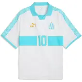 Puma OM King Retro Jersey white-team aqua (40) XS