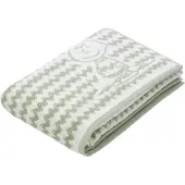 Vossen Duschtuch "Charlie Brown", grün (eucalyptus), B:67cm L:140cm, Jacquard, Baumwolle, Handtücher, Duschtuch, trendiger Jacquard im Zick-Zack Design und Charlie Brown