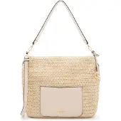 L.credi Schultertasche Umhängetasche Ramina Hobo Bag White Sand beige