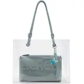 L.credi Schultertasche Reja Shoulder Bag Mint Blue transparent