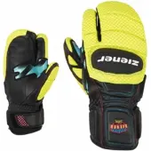 Ziener Fäustlinge Gator Z PR Lobster Herren Black / Toxic Yellow-10