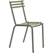Ethimo Stapelstuhl Flower grün, Designer Design Studio, 45x85x52 cm