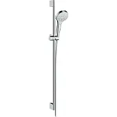 Hansgrohe Croma Select S Brauseset Multi EcoSmart mit Brausestange 90 cm, weiß/ chrom, 26571400