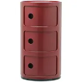 Kartell Componibili, Container 3-fächer, Bordeaux