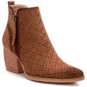 Refresh für Damen. 17251903-TAUPE Lederstiefelette 172519 taupe (40), 5 bis 8 cm, Reißverschluss, Lässig