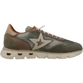 Cetti Herrenschuhe Schnürschuhe sportlicher Schnürer Grün Freizeit