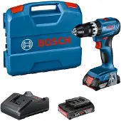 Bosch Professional Gsb18v-45+2x2.0ah+gal18v-20+lc Elektrischer Schraubendreher