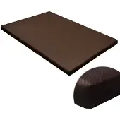 Syfax Hundebett Haustiermatte Quadratisch Braun M