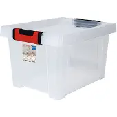 Eda Plastiques EDA Aufbewahrungsbox CLiPSTOCK 15 Liter PP transparent