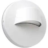 Faro 70408, Wandbeleuchtung für den Außenbereich, Weiß, Polycarbonat (PC), IP44, II, 3 W