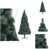 vidaXL Künstlicher Weihnachtsbaum mit Ständer Grün 210cm PET - Weihnachtsbäume