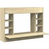 Syfax Wand-Schreibtisch Sonoma Eiche 105x48x75 cm Holzwerkstoff