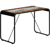 Syfax Esstisch 118x60x76 cm Altholz Massiv