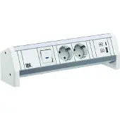 Bachmann Desk 2Xcee7/3 1Xschalter 1Xusb A/C 22W Gst18 Ral9010