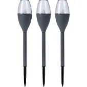Progarden Solarlampe LED Gartenleuchte umweltfreundlich 3 Stück