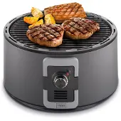 Trebs 99335 - Tragbarer Holzkohlegrill / Comfortcook mit regelbarer Belüftung