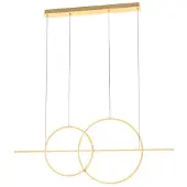 Zuma Line LED-Pendelleuchte 4000 lm 3000K Gold 3-stufige Dimmung CHOLET MD7358-2A-3GT
