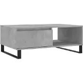Syfax Couchtisch Betongrau 90x60x35 cm Holzwerkstoff