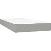Syfax Taschenfederkernmatratze Mittel Hellgrau 90x200x20 cm Stoff