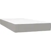 Syfax Taschenfederkernmatratze Mittel Hellgrau 80x200x20 cm Stoff