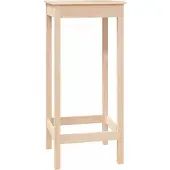 Syfax Bartisch 50x50x110 cm Massivholz Kiefer