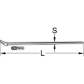 Ks Tools BRONZEplus Brechstange 900 mm