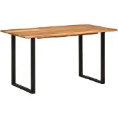 Syfax Esstisch 140×70×76 cm Akazie-Massivholz