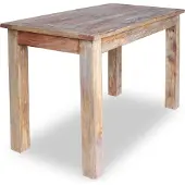 Syfax Esstisch Massives Mahagoniholz 120x60x77 cm