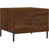 Syfax Couchtisch Braun Eichen-Optik 50x50x40 cm Holzwerkstoff