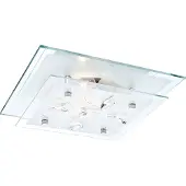 Globo Deckenleuchte Metall chrom, 40408
