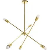 Toolight Hängelampe APP1115-6CP GOLD