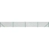 Syfax Maschendrahtzaun mit Bodenflansch Grün 1x10 m