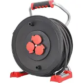 Bachmann Profi-Kabeltrommel 3xCEE7/3 H07RN-F 3G2,5mm² 40,0m CEE7/7