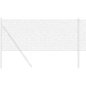 Syfax Sechseckgeflechtzaun 0,6 x 25 m PVC Grau